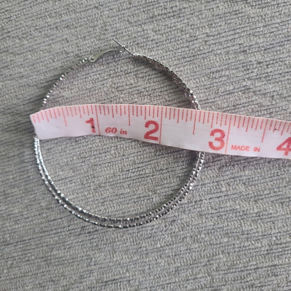 Large Hoop Earrings - Picture 5 of 7